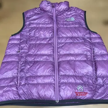 THE NORTH FACE 퍼플 다운 베스트 S 사이즈