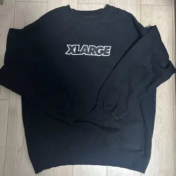XLARGE 블랙 맨투맨