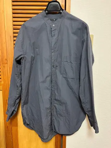 +J 수피마 코튼 스탠드 카라 셔츠