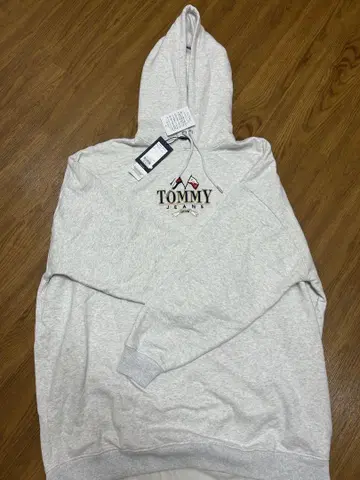 TOMMY JEANS 후드 부착 후드티 L 사이즈 그레이