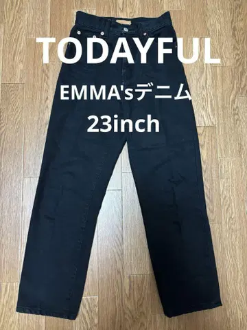 TODAYFUL EMMA's 데님 블랙 스트레이트 데님