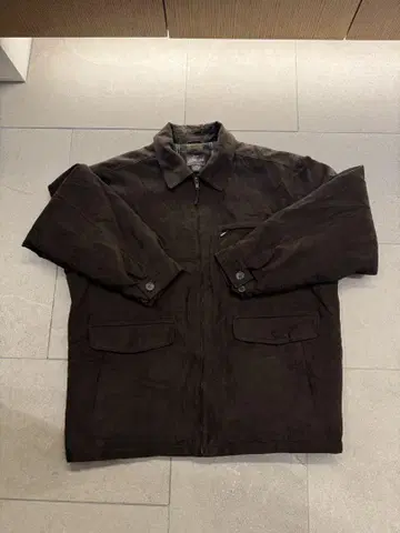 ST.JOHNS BAY 다크 브라운 집업 자켓 L