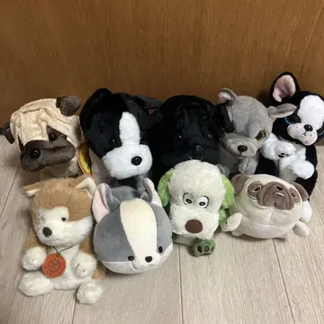 강아지 봉제 인형 세트 9마리 세트