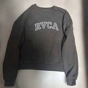 RVCA 맨투맨 크롭 기장