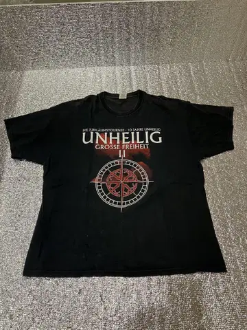 UNHEILIG 투어 기념 T셔츠