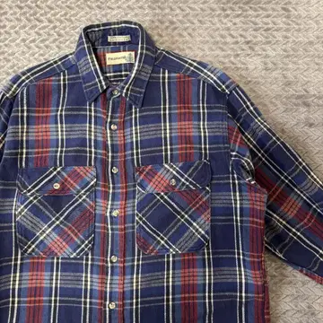 90s vintage Field master 플란넬 셔츠 usa L