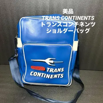 새상품급 TRANS CONTINENTS 변압기 네이비 숄더백
