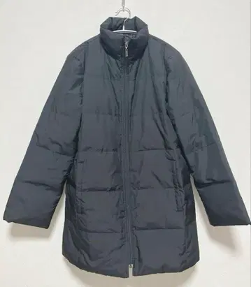 SANYO COAT 산요 코트 자켓 다운 스탠드 카라 미들 블랙 M