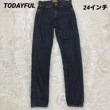 TODAYFUL 스키니 데님 청바지 팬츠 그레이 24인치 세탁 가능