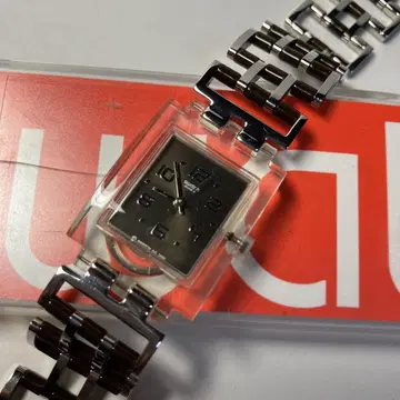 스와치 SWISS 손목시계 스켈레톤 작동품