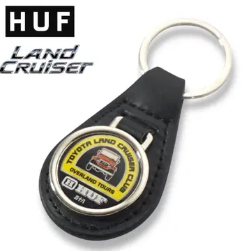 HUF x TOYOTA 랜드크루저 가죽 키링 TRD 도요타