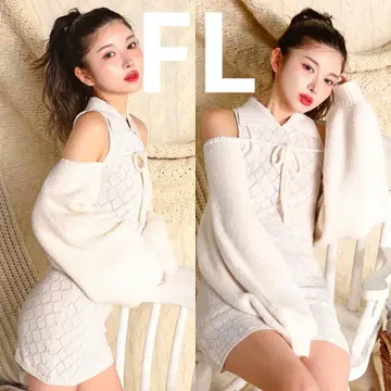 다리치 아메스리 샤기 니트 앙상블