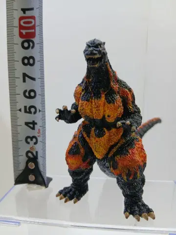고질라 피규어 오렌지 블랙 약 10cm