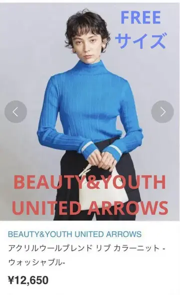 EAUTY&YOUTH UNITED ARROWS 니트 블루
