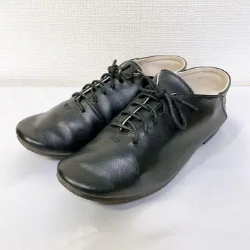 사만사 모스모스 레이스업 슈즈 M 블랙 소프트 가죽
