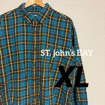 [ XL ] ST. JOHN'S BAY 체크 무늬 긴팔 셔츠