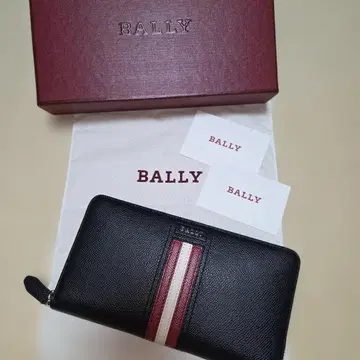 미사용 BALLY 장지갑 라운드 지퍼 TELEN 현대 모델