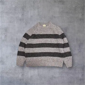 L.L.Bean 엘엘빈 니트 스웨터 XL 보더 램스울