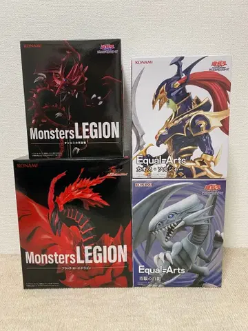 유희왕 오시리스&블랙 로즈 드래곤&카오스 솔저&푸른 눈의 백룡