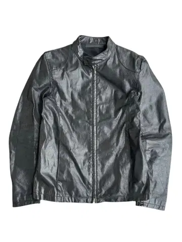 pig skin biker leather jacket
