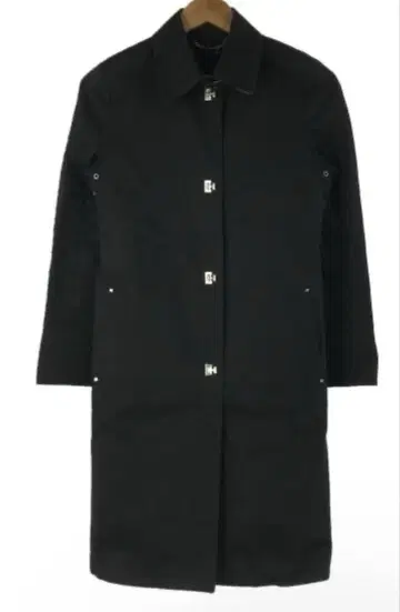 TOMMY HILFIGER 트렌치코트 블랙 롱 코트
