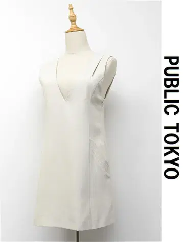 V257/새상품급 PUBLIC TOKYO 숄더 슬릿 풀오버 베스트