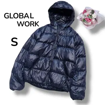 [ GLOBAL WORK ] 남성용 다운 자켓 후드 블랙 S