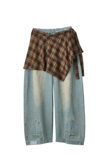 knuth marf shirt wrap denimpants/blue XS