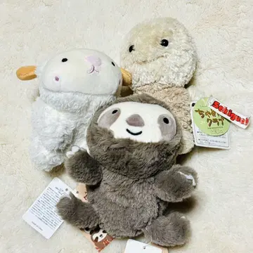 미사용 새상품 봉제 인형 묶음 판매 무무 애니멀 나무늘보 양 거북이