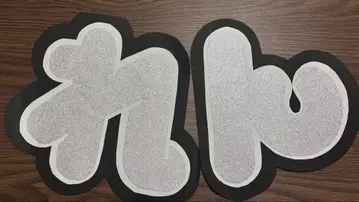 문자 부채 쟈니즈 문자 부채