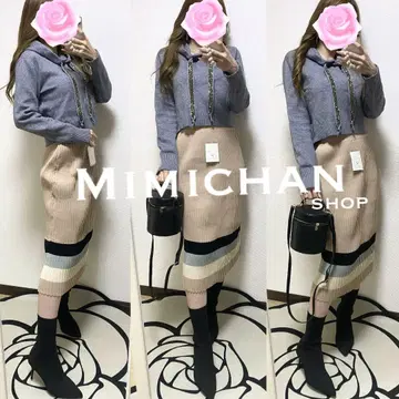 새상품 코디 자라 나노 유니버스 미라 오웬 피프스 니트 스커트