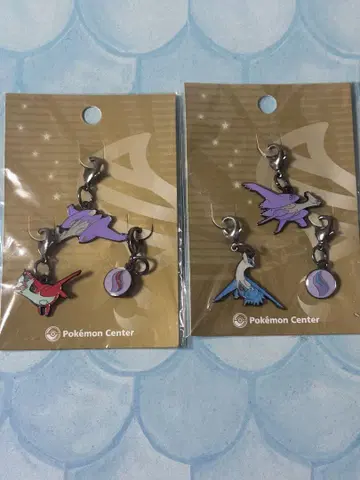 포켓몬 센터 메가 라티아스 메가 라티오스 키링 메탈 참