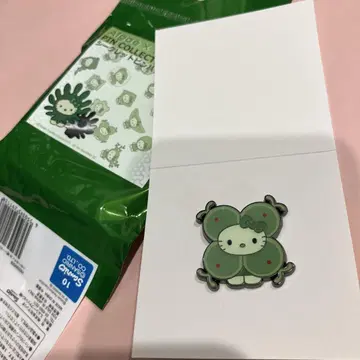 간사이 만박 일본관 모키티 핀 배지 시아와세모