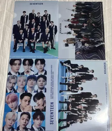 SEVENTEEN 클리어 파일 4장 세트