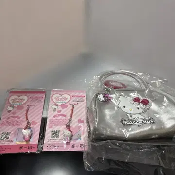 산리오 키티 백화점 스트랩 미개봉 백 세트