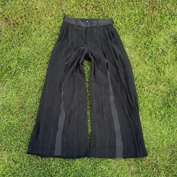 wide slacks black mode 00s HARE y2k