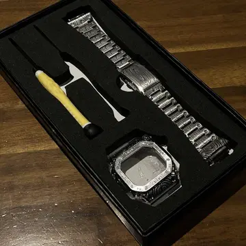 G-SHOCK 5610계 실버 조각 커스텀 키트
