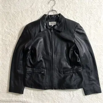 천연 가죽 가죽 자켓 양가죽 M 블랙 얇은 소재 여성용 램스킨