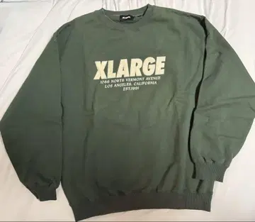 [ 새상품급 선착순 ] XLARGE 올리브 맨투맨