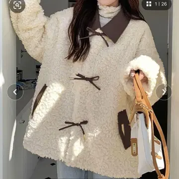 에코 퍼 벌룬 코트