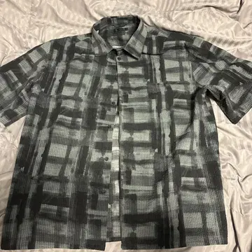 ZARA 반팔 오픈 카라 셔츠 XL