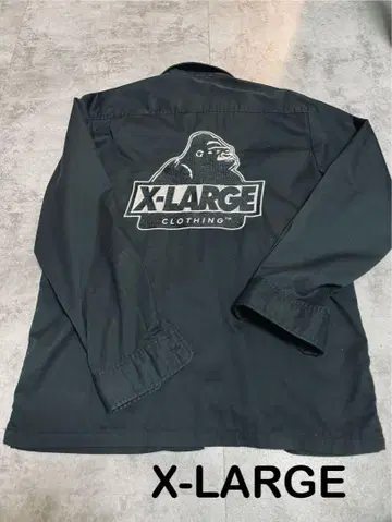 X-LARGE 고릴라 로고 워크 셔츠 X-LARGE 긴팔