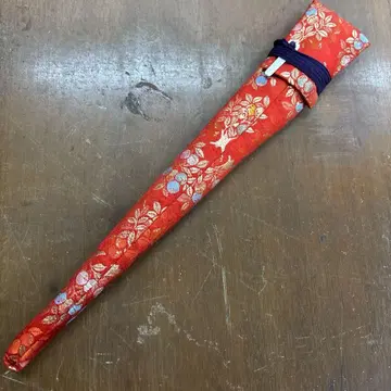 무용 부채 일본 무용 일본 의류 쇼와 레트로 빨간색 금색