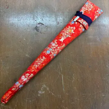 무용 부채 일본 무용 일본 의류 쇼와 레트로 빨간색 금색