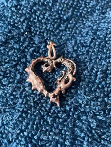 y2k 하트 펜던트 헤드 silver925