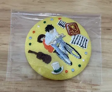 귀를 기울이면 자수 캔뱃지