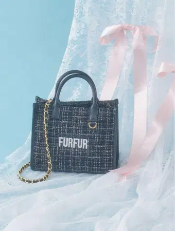 FURFUR 핸드백 트위드 숄더백