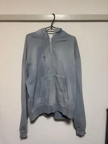 BEAMS 빈티지라이크 페이드 풀 지퍼 후디