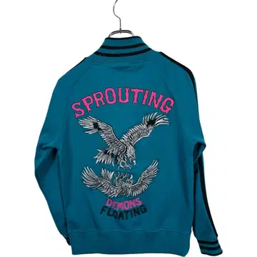 알곤퀸 여성용 자수 저지 자켓 블루종 아우터