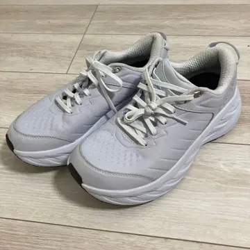 HOKA ONEONE M BONDI SR 화이트 가죽 26.5cm